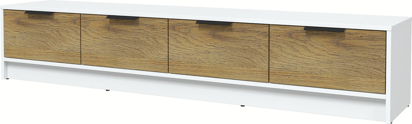 

Тумба Интерлиния ТВ Концепт КТ-ТВ4-35 Глосс (белый платинум/дуб вотан)