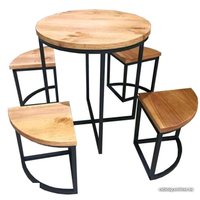 Обеденная группа Грифонсервис Сегмент СВ3 (черный/тик)