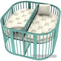 Кроватка-трансформер ComfortBaby PlayPen 3в1 для двойни (тиффани)