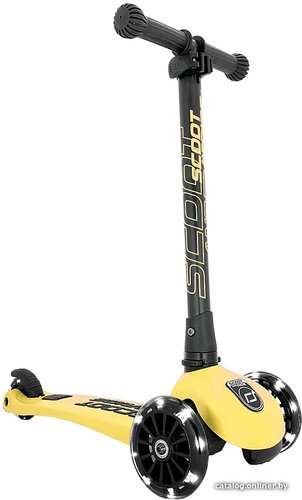 Трехколесный самокат Scoot & Ride Highwaykick 3 Led (lemon)