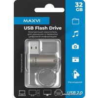 USB Flash Maxvi MR 32GB (серебристый)