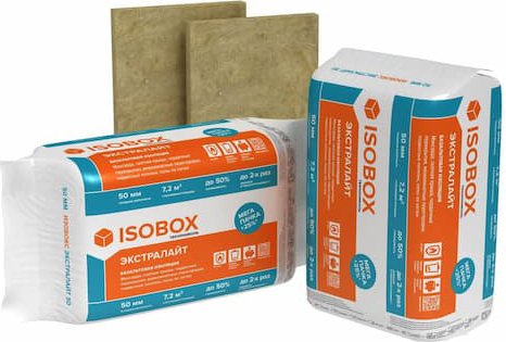 

Теплоизоляция ISOBOX Экстралайт 800x600x100 мм 3.84 кв.м.
