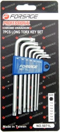 

Набор ключей FORSAGE 5071L 7 предметов