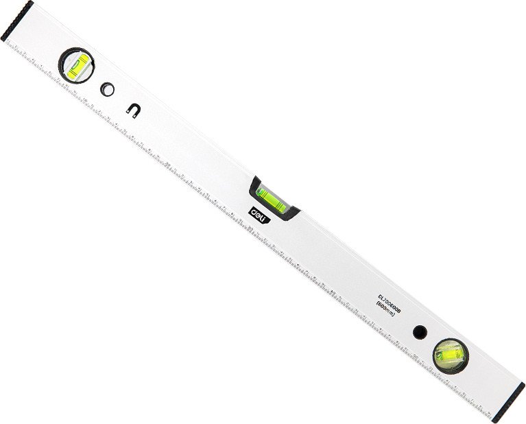 Уровень строительный Deli YS EDL700600B (600мм, магнит, алюминиевый сплав)