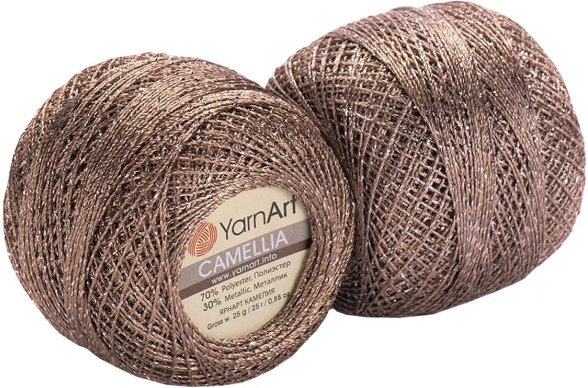 

Пряжа для вязания Yarnart Камеллия 20г 190м 429 (10шт, коричневый)