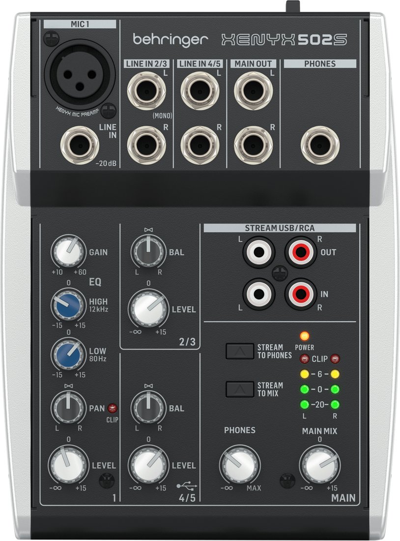 

Микшерный пульт Behringer Xenyx 502S