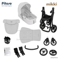Универсальная коляска Pituso Mikki G16 (2 в 1, капучино)