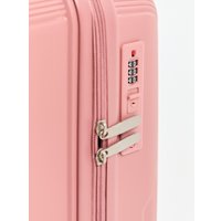 Чемодан-спиннер L'Case Riga 20 (S, розовый)