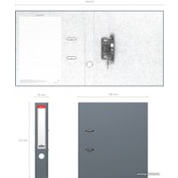 Папка-регистратор Erich Krause Granite 50 мм 43515 (серый)