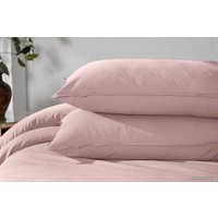 1.5-спальный комплект постельного белья Arya Natural Stone Washed 8680943227331 (розовый)