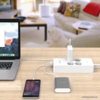 Сетевой фильтр Orico HPC-4A5U-WH