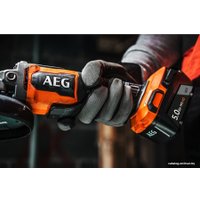 Угловая шлифмашина AEG Powertools BEWS 18-125BLPX2-502C 4935480858 (с 2-мя АКБ)