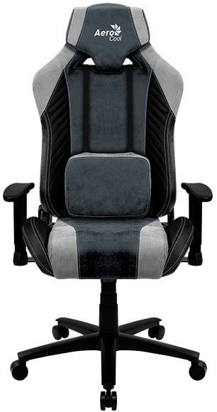 

Игровое (геймерское) кресло AeroCool Baron Steel Blue (черный/синий)