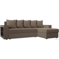 Угловой диван Лига диванов Дубай лайт правый 114188 (рогожка корфу 03)