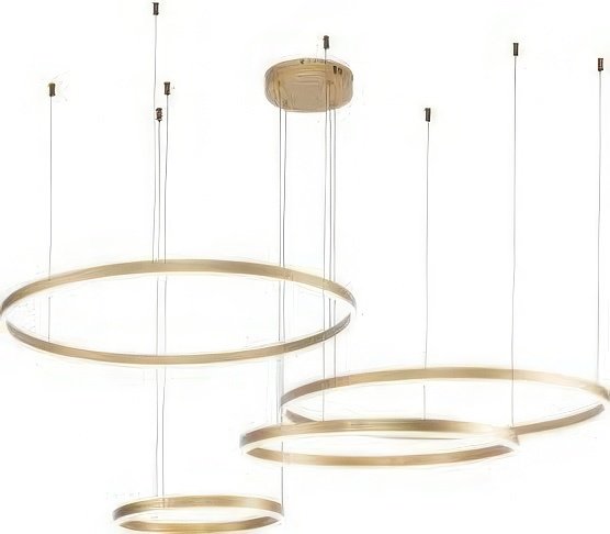 

Подвесная люстра Indigo Galass 14001/4P Gold