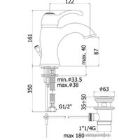 Смеситель Paffoni Flavia FA075CR