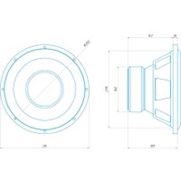 Головка сабвуфера Oris EL-12