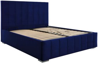 Кровать Stolline Пассаж 2 47 с ПМ/Н 180x200 (holland 60 синий)