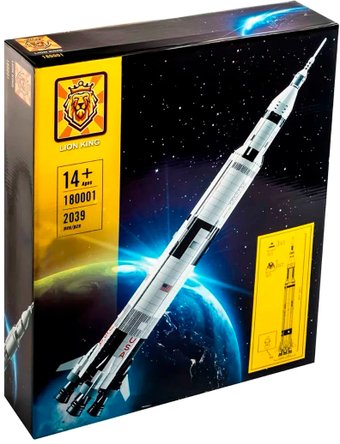 Конструктор Lion King 180001 Ракета-носитель Сатурн-5 миссия Аполлон