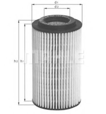 

Масляный фильтр Mahle Knecht OX153D3