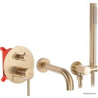 Смеситель Rea Lungo Matt Gold B7503 (матовое золото)