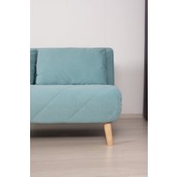 Диван DiArt Элли 1400 (велюр Selfie aquamarine/ножки светлые)