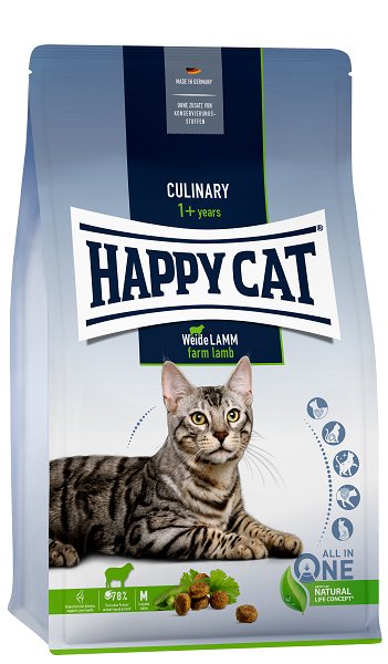 

Сухой корм для кошек Happy Cat Culinary Weide-Lamm 33/15 ягненок 10 кг