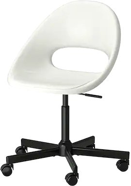 Офисное кресло Ikea Лобергет/Мальскэр 294.885.71 (белый)