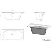 Ванна Astra-Form Прима 185x90