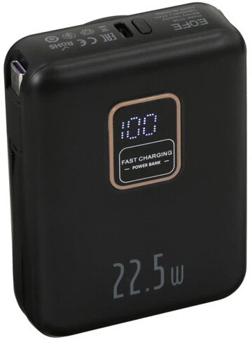 

Внешний аккумулятор EOFE G108 10000mAh (черный)