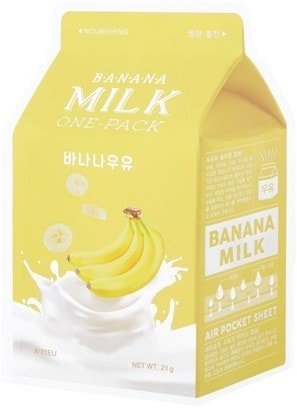  A'Pieu Тканевая маска питательная Banana Milk One-Pack (Nourishing) 21г