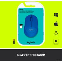 Мышь Logitech Wireless Mouse M280 (синий) [910-004290]