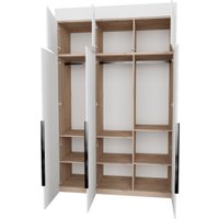 Шкаф распашной Рэйгрупп Рэй S262-В6-1-EB В6-1 (дуб элисон/белый премиум)