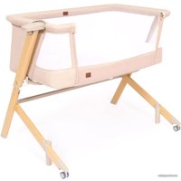Приставная детская кроватка Nuovita Accanto Dalia (бежевый/дерево)