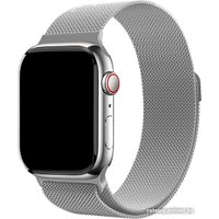 Браслет uBear Spark для Apple Watch M/L (серебирстый)