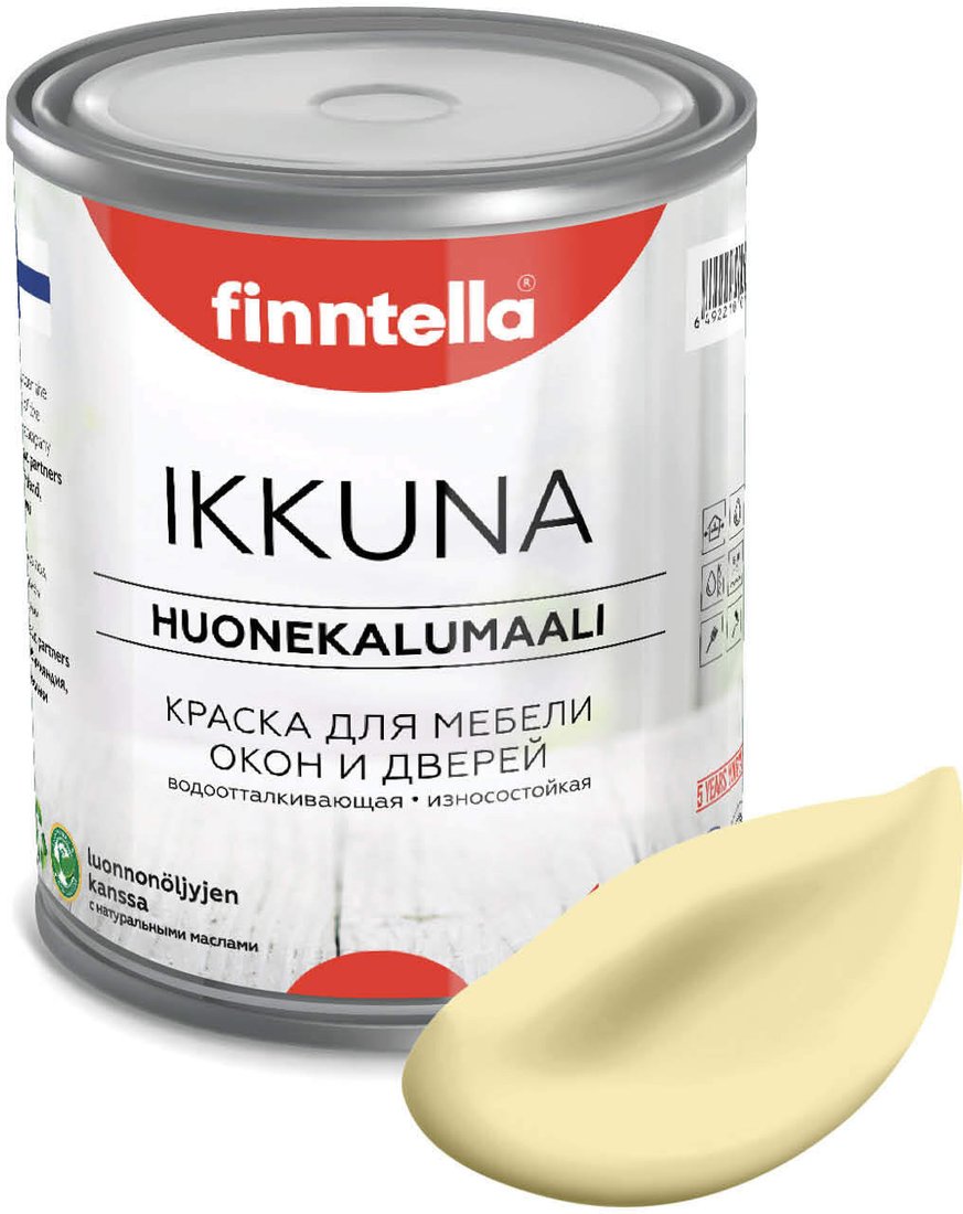 

Краска Finntella Ikkuna Sade F-34-1-1-FL116 0.9 л (желтый)