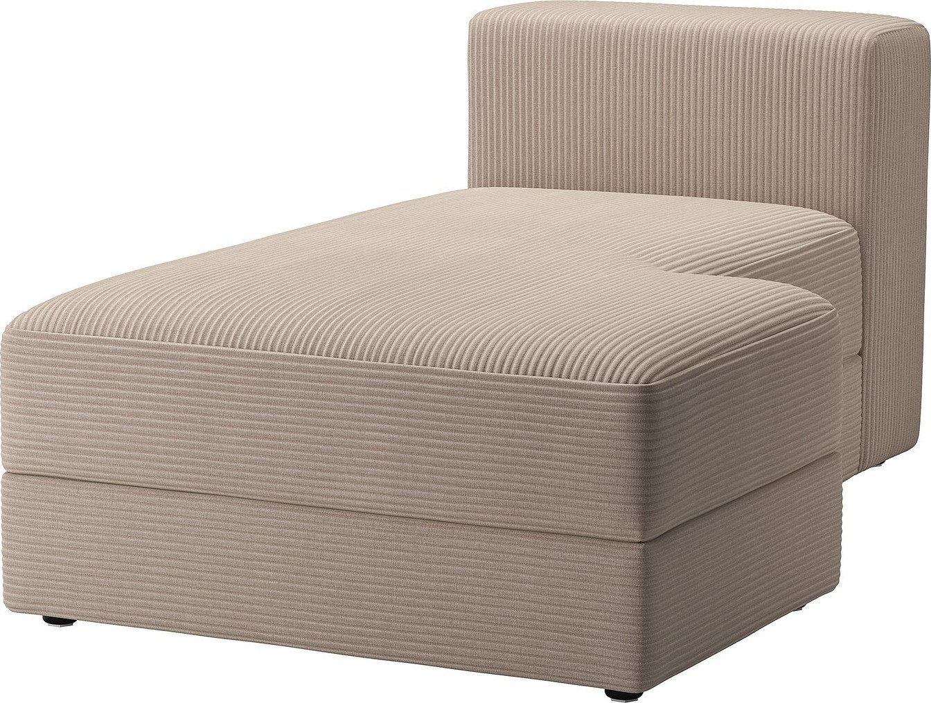 Элемент модульного дивана Ikea Jattebo Правая, самласа серо-бежевый s39485299