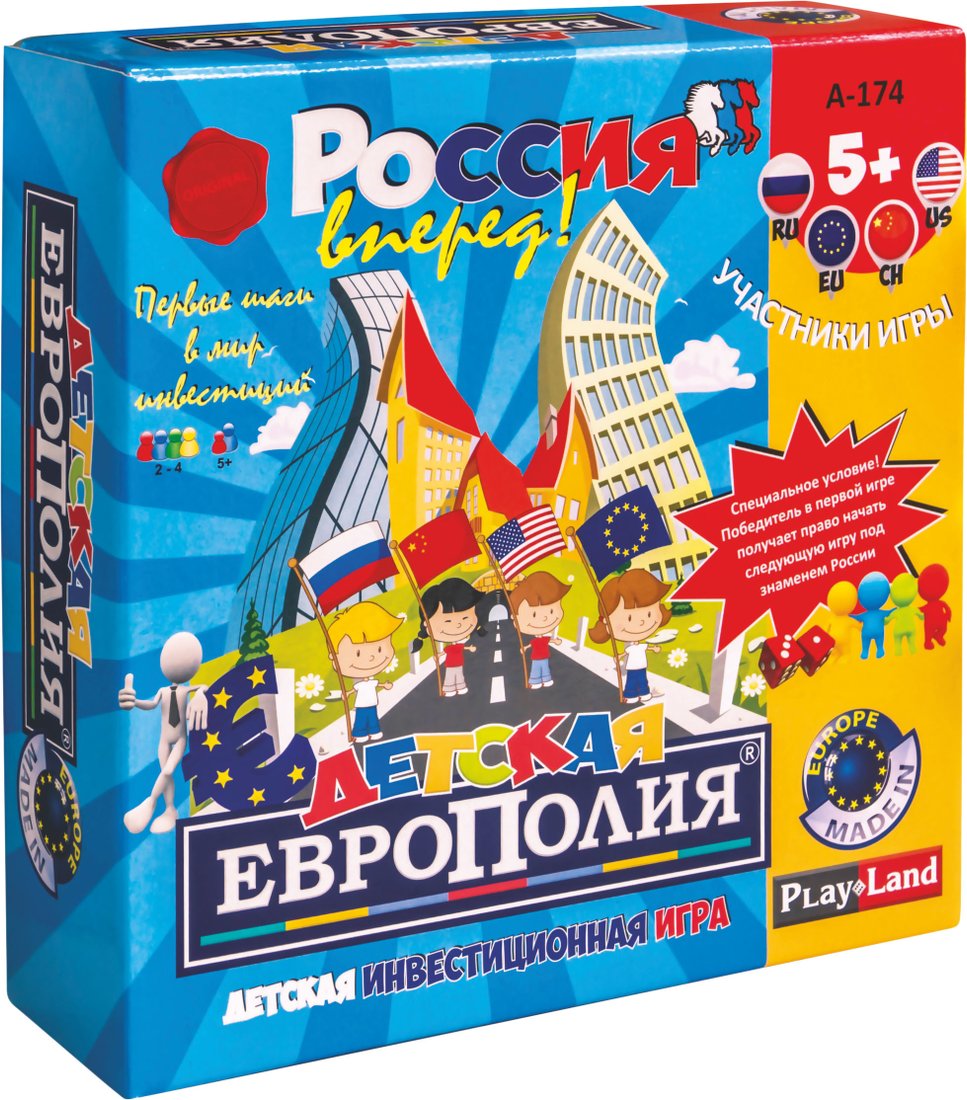 

Настольная игра Play Land Детская Европолия A-174