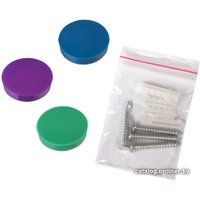 Магнитно-маркерная доска BRAUBERG стеклянная 40x60 см (белый)