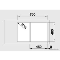 Кухонная мойка Blanco Legra 45 S (антрацит) [522201]