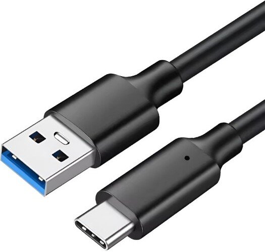 

Кабель Zarrumi USB Type-C - USB Type-A PD 60W (0.3 м, черный)