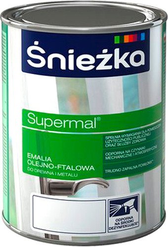 

Эмаль Sniezka Supermal Emalia Olejno-Ftalowa 800 мл (белый)