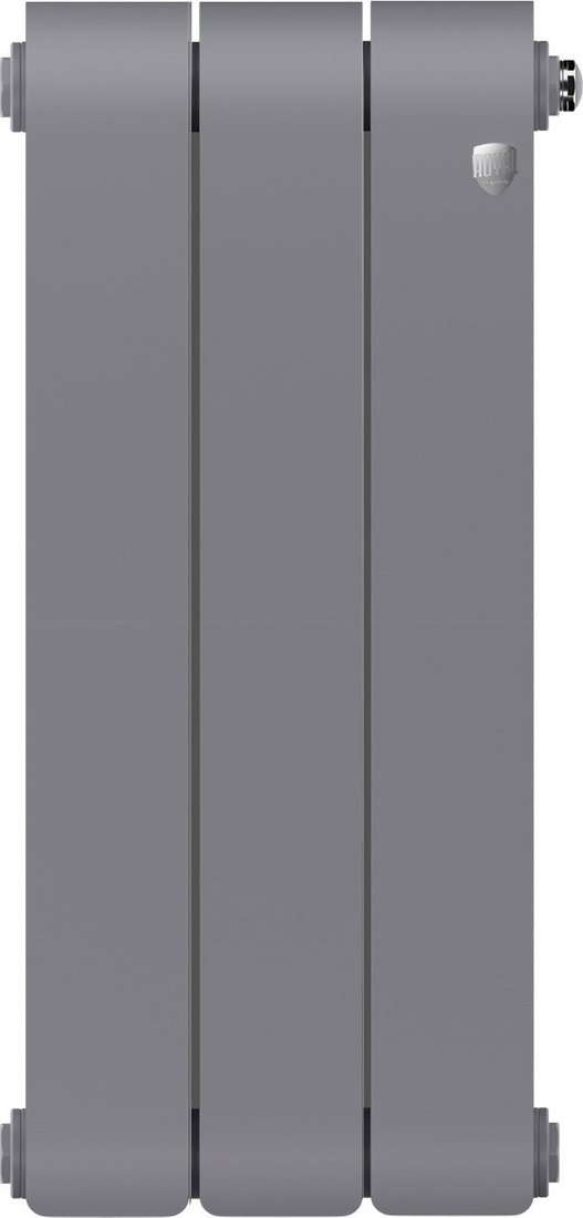 Биметаллический радиатор Royal Thermo Infinity 500 Silver Satin (3 секции)