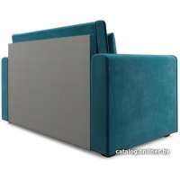 Диван Мебель-АРС Санта (бархат сине-зеленый Star Velvet 43 Black Green)