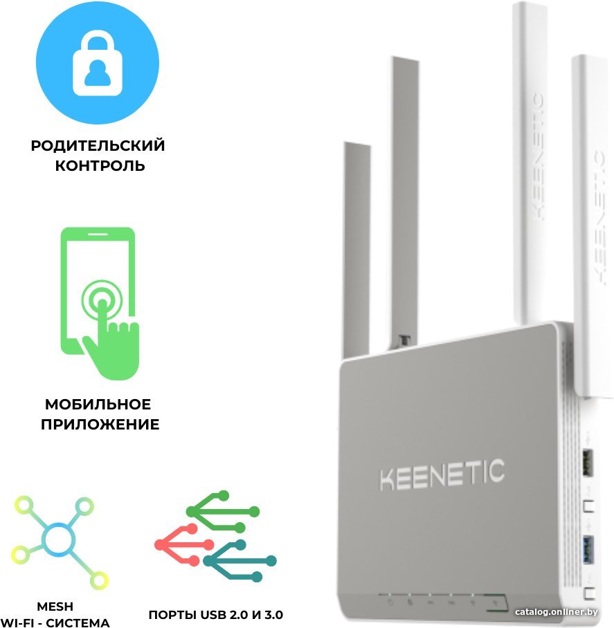 

Wi-Fi роутер Keenetic Giga KN-1011