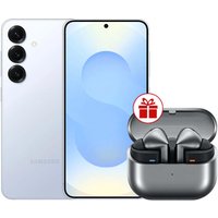 Телефон Samsung Galaxy S25 SM-S931B 12GB/128GB (голубой) и наушники Samsung Galaxy Buds 3 Pro по акции