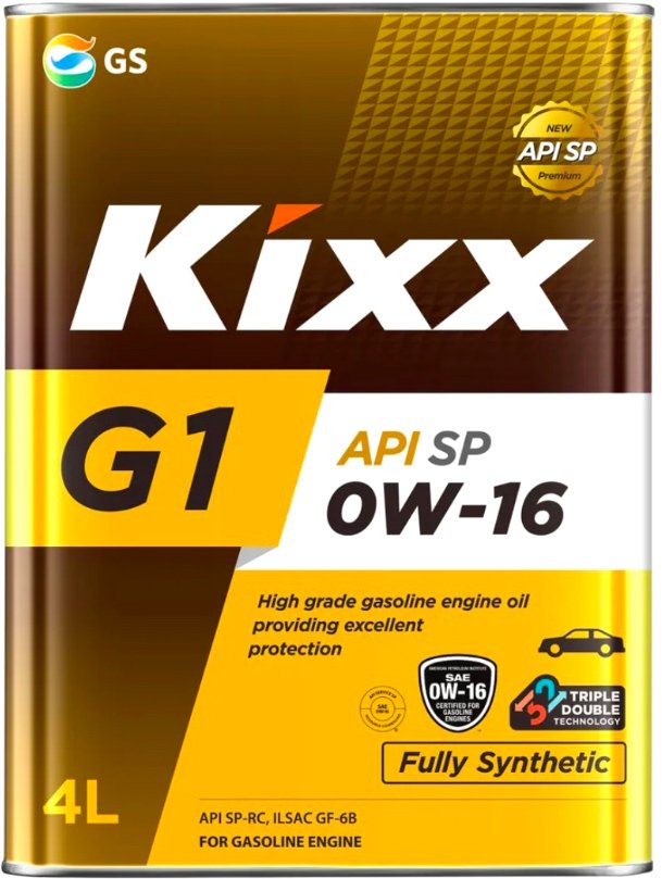 

Моторное масло Kixx G1 SP 0W-16 4л