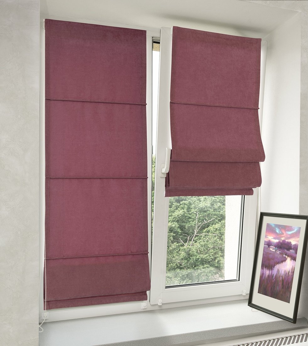 

Римская штора Delfa Мини Diamond СШД-01М 554/212 (73x160, розовый)