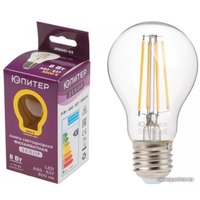 Светодиодная лампочка Юпитер A60 E27 8 Вт 3000 К JP6001-03