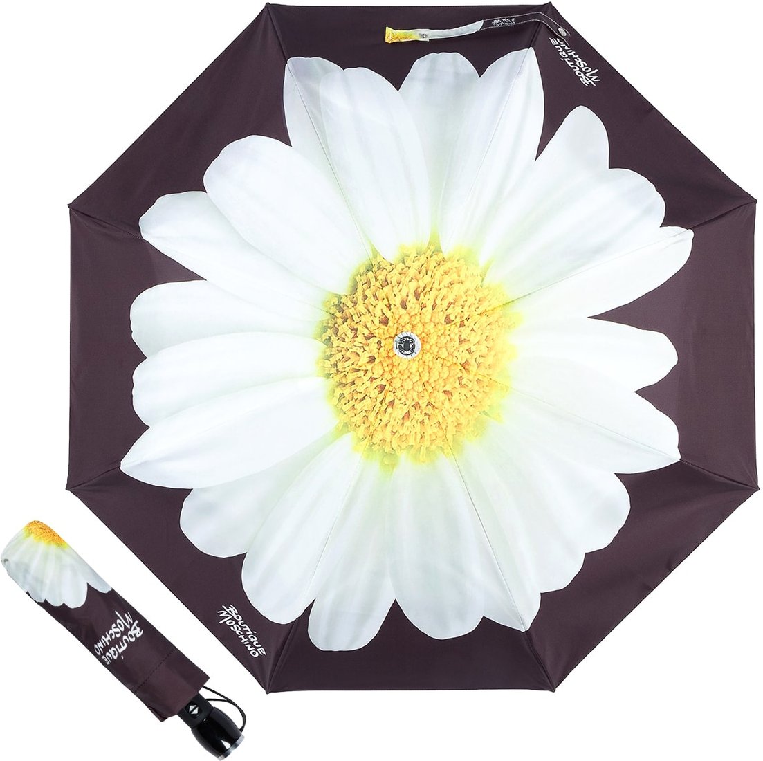 

Складной зонт Moschino 7006-OCA Giant Daisy Black